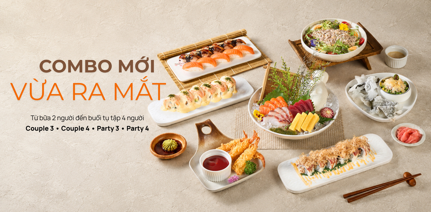 Combo 2026 Let's Sushi Banner website PC (1400 x 688 px)